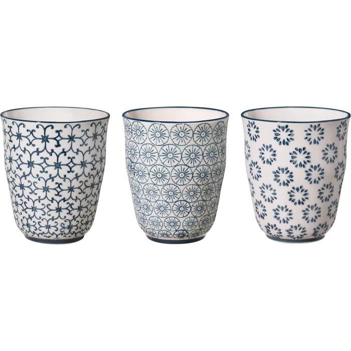 Set De 5 Tasses Mazagrans Japonaises En Céramique 5 Couleurs IZAKAYA