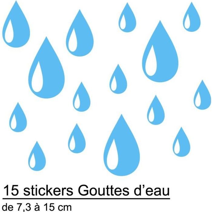 15 Stickers Autocollant Gouttes D Eau Deco Salle De Bain Gouttes D Eau En Bleu Ciel Cdiscount Maison 15 Stickers Autocollant Gouttes D Eau Deco Salle De Bain Gouttes D Eau En Bleu Ciel Cdiscount Maison