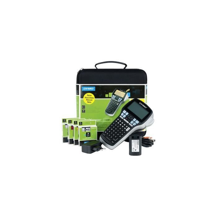 DYMO LabelManager 420P, Etiqueteuse portable ultra performante et polyvalente, connexion PC/MAC, clavier ABC, malette transport