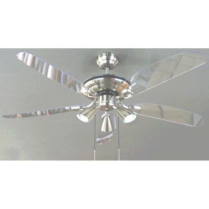 Ventilateur De Plafond Nuage O 132 Cm Coloris Chrome Brosse Achat Vente Ventilateur De Plafond Cdiscount