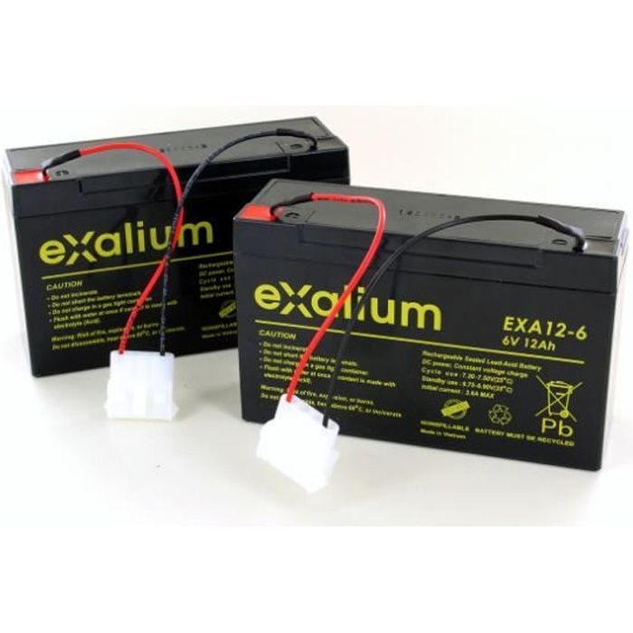 Bateau Amorceur Batterie Plomb 6V Bateau 2 Batteries Plomb 6V 4AH Pour