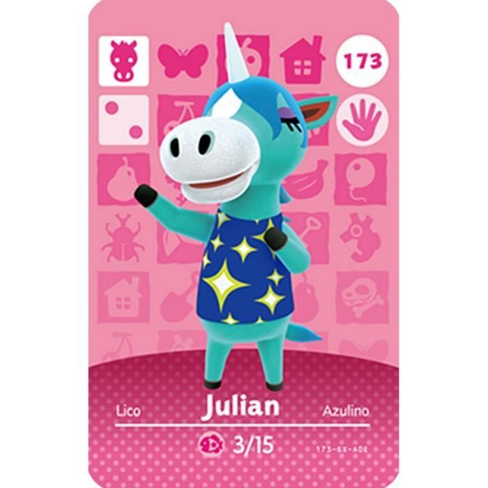 Carte Amiibo Serie 2 151to 180 Carte De Croisement D Animaux Travail Forns Jeu Modele 173 Julian Kuyqkpb Cdiscount Beaux Arts Et Loisirs Creatifs