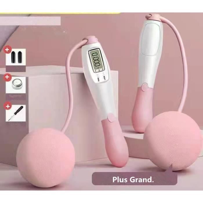 Corde à Sauter Sans Fil TOQIBO Avec Compteur De Calories – Idéale Pour La Vitesse Et L'endurance