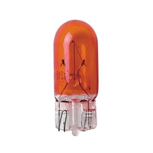 2 Ampoules Clignotants Ambre Orange T10, W5W, WY5W 12V Homologué CE