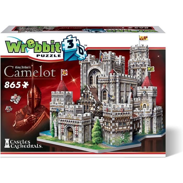 Puzzle 3D Château de Camelot du Roi Arthur (865 pièces) Wrebbit[273