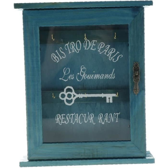 Antic Line Armoire à Clés Murales En Bois Massif – Élégante Et Pratique Pour Rangement