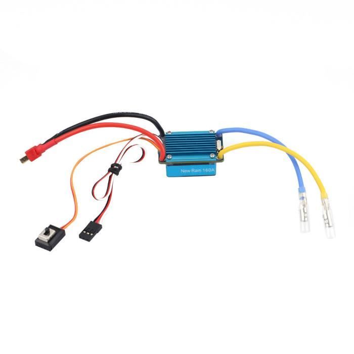 ESC brosse étanche 160A 3 s avec 1A-5V BEC XT60 fiche pour voiture RC 1