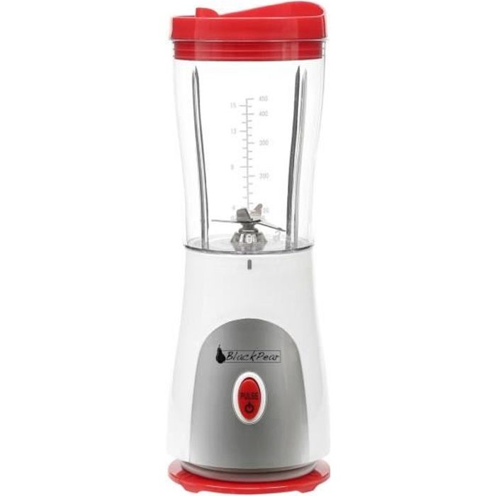 HOMELUX Blender Smoothie Mixeur 1.5L, Bol en Verre, 2-en-1 Mixeur & Moulin, ProBlender Multifonctions & Puissant, 5 Vitesses, Glace pilée, Sans BPA, Argenté