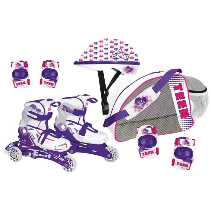 Rollers Enfants Ajustables - Pointures 28 à 32 - Jaune - Loisir - Occasion