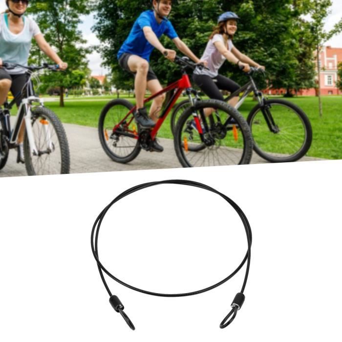 Via Velo 2022 - Antivol de vélo électrique triple protection en acier dur robuste | Antivol