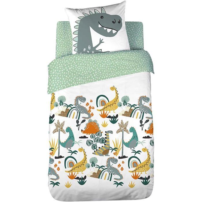 Housse De Couette Dinosaure Next – Simple – Réversible – Enfant