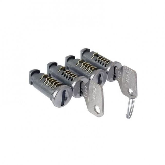 Lot de 4 noyaux de serrure pour barres de toit Thule, serrure de