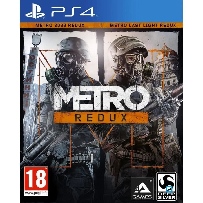 Jeu PS4 - Deep Silver - Metro Redux - Tir FPS - Solo épique