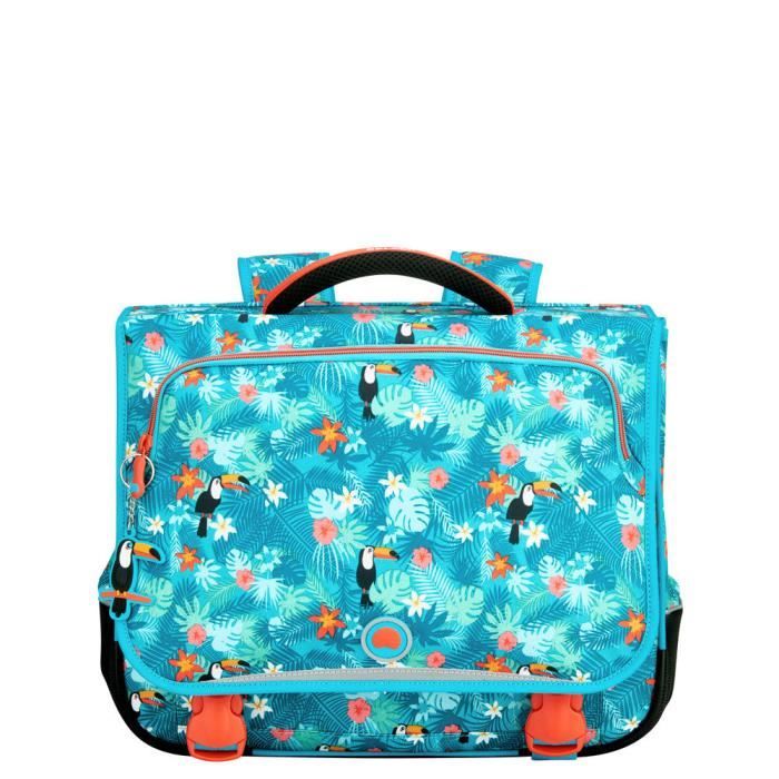 Cartable DELSEY 38 cm Turquoise - Cdiscount