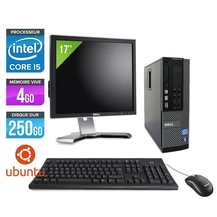 Pc de bureau Dell 790 SFF - Core i5 - 4Go - Linux + Ecran 17 Reconditionné -  reconditionné disponible sur Cdiscount Seconde Vie