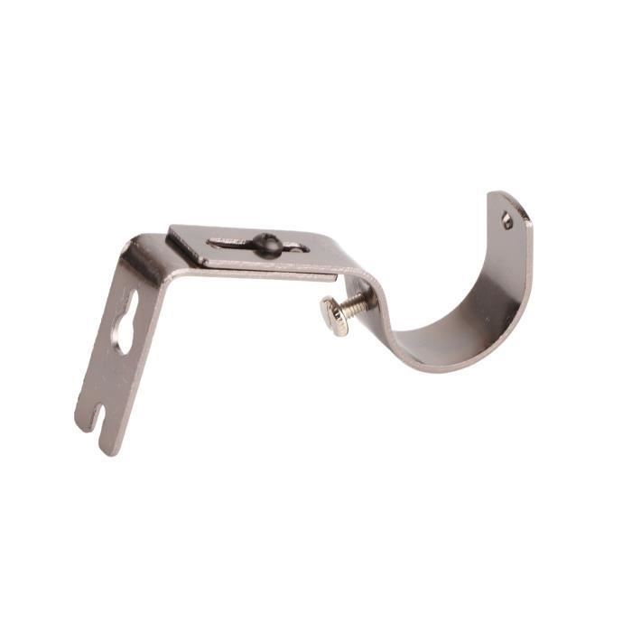 MroMax Lot De 2 Supports De Tringle à Rideaux En Fer