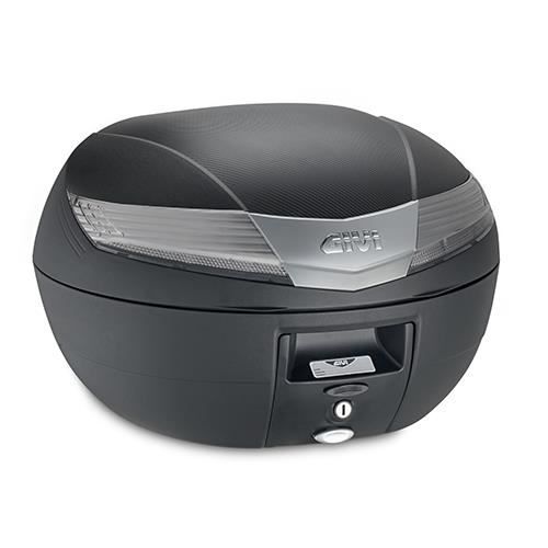 Top Case Moto Scooter 40 L Universel – Coffre Arrière Verrouillable, Catadioptres, Ouverture Rapide, Rangement Casque