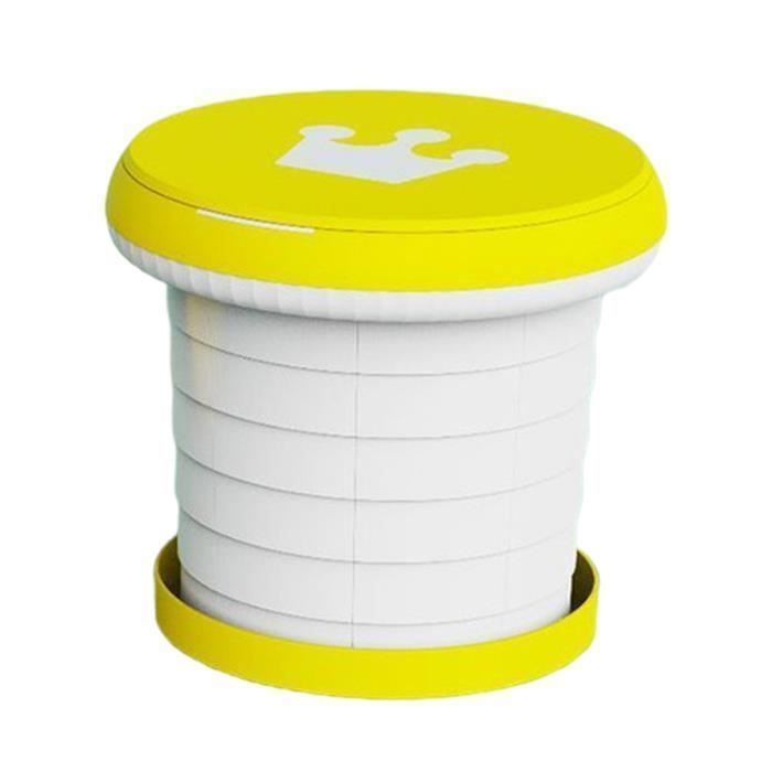 Siège de pot de formation de toilette pliant portatif mobile pour la