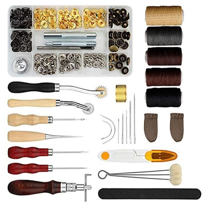 Outils de travail du cuir Outils et fournitures en cuir Kit d