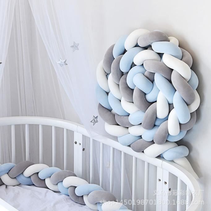 WXJHNYBS Tour De Lit Bébé 60x120cm - Housse De Protection Douce Et Lavable Pour Berceau - Sécurité Et Confort Enfant