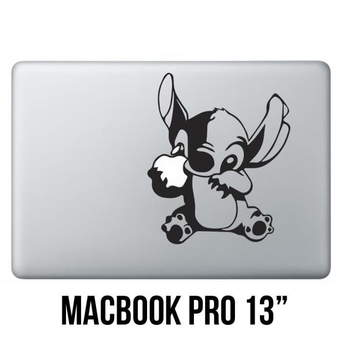 Sticker Macbook Pro 13 Stitch Prix Pas Cher Cdiscount