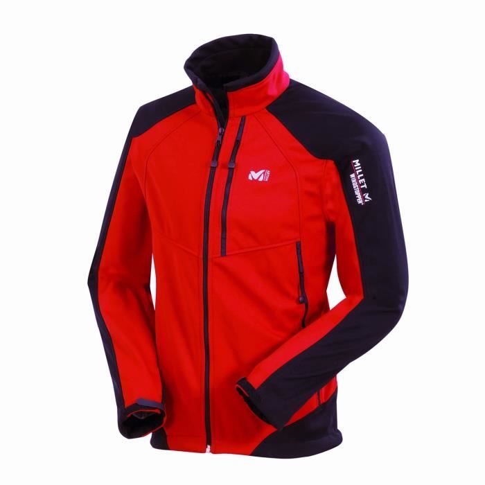 Veste softshell Millet Homme W3 Rouge Rouge Achat / Vente veste