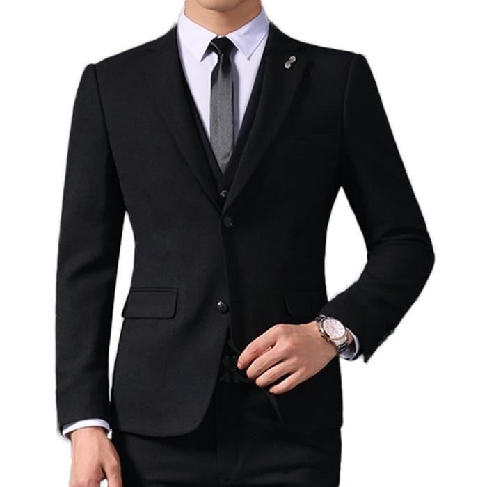 Costume de Mariage Homme Pieces Slim Fit Mode Costume Business