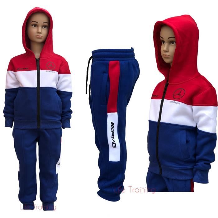 survetement adidas bleu blanc rouge