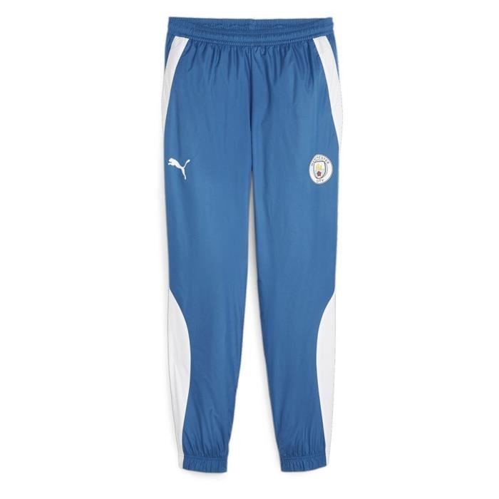 PUMA Pantalon tiss - d - Avant-Match Manchester City Homme L Lake Blue White