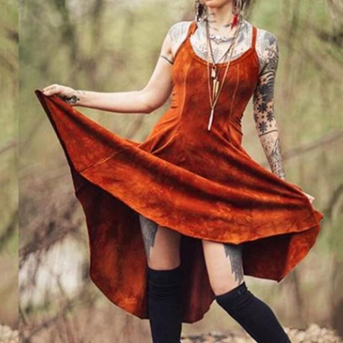Robe mi longue discount vintage