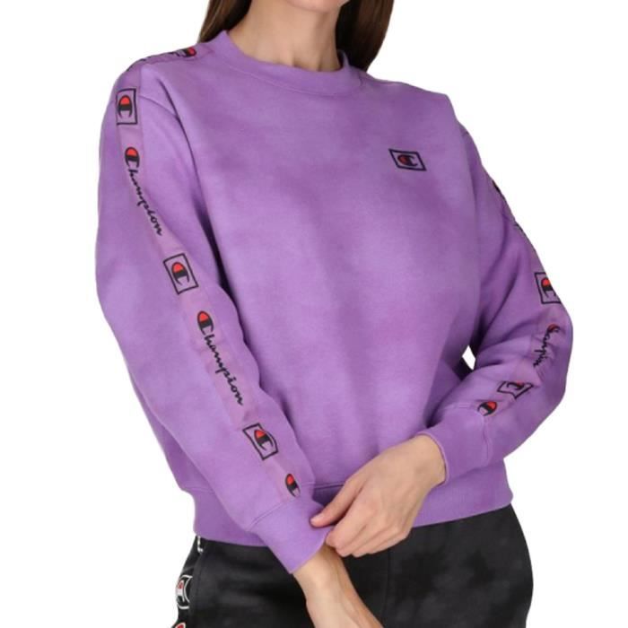 Sweat Violet Femme Champion 114758 Purple Cdiscount Pret a Porter