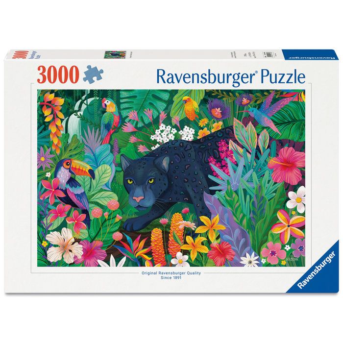 Puzzle 3000 pièces : Panthère dans la jungle Ravensburger France - vue 3