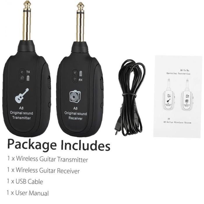 X-VIVE U2W SYSTEME HF Pour Guitare Ou Basse Bois