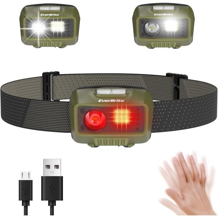 Lampe Frontale Rechargeable Avec 5 Lumières Et 6 Modes, Lampe Frontale Running LED Rechargeable Super Lumineuse 95106047 Lampe Frontale Rechargeable Avec 5 Lumières Et 6 Modes, Lampe Frontale Running LED Rechargeable Super Lumineuse 95106047