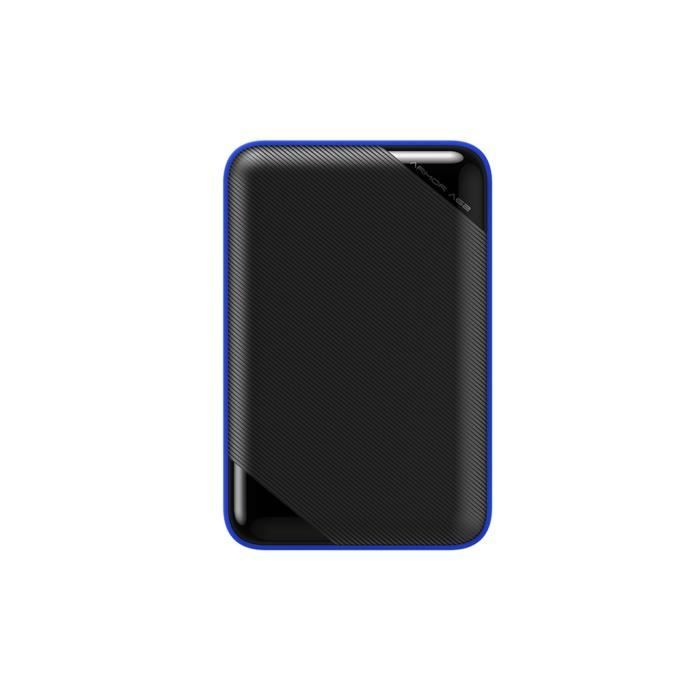 Disque dur externe - SILICON POWER - A62 Game Drive - 2 To - USB 3.2 - Bleu