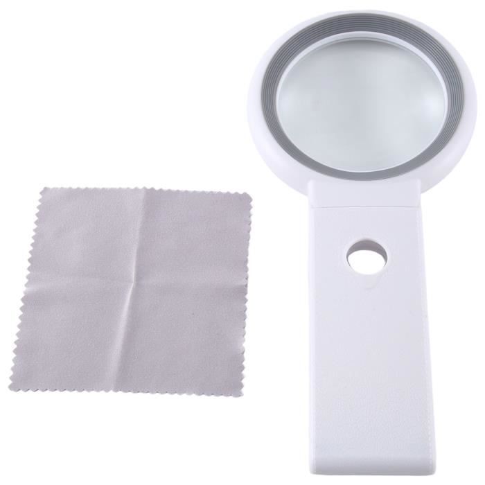Loupe 3x Avec Lumière LED Tactile Et Support Flexible Dudsoeho – Grossissement 3x Pour Lecture, Couture, Bricolage Et Réparation