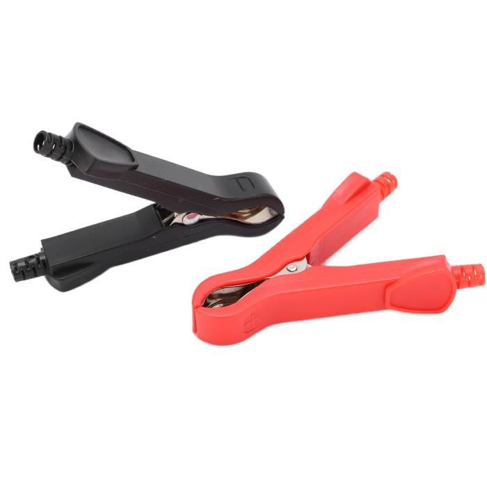 4 Pinces Crocodiles 54mm 15A Sourcing Map - Pinces De Test Électrique En Métal Et Plastique
