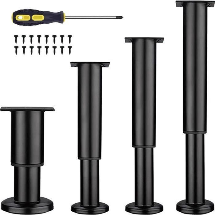 KangBaz Lot De 4 Pieds De Meubles Dorés En Métal De 10 Cm