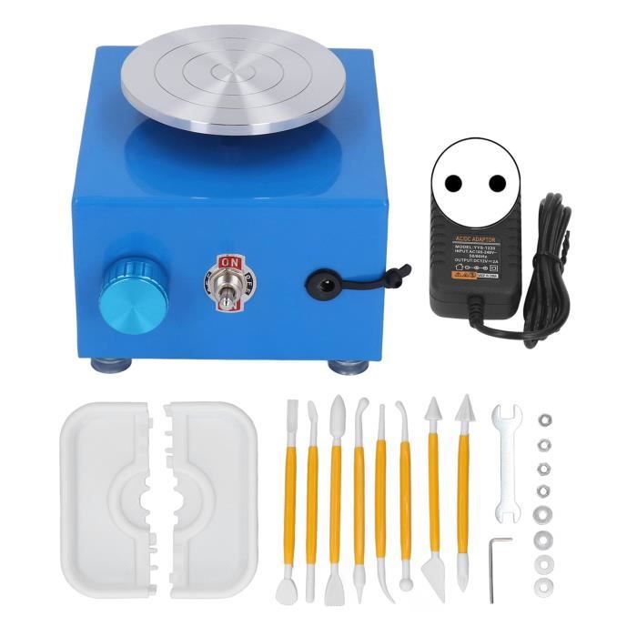 Tour De Poterie Pour Enfants - Kit Créatif Avec Roue USB, Argile à Séchage Air, Peintures Et Outils, 8-12 Ans
