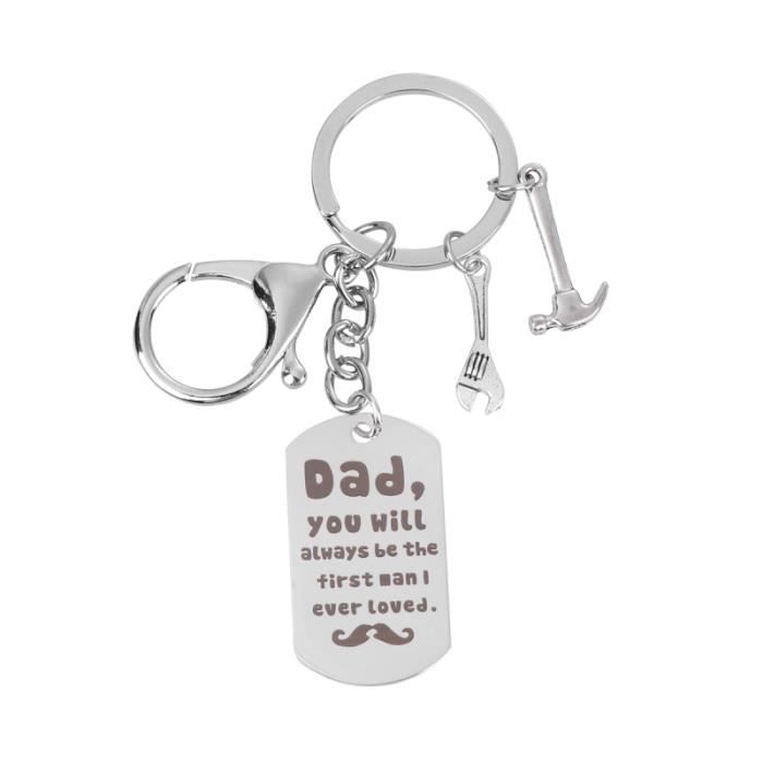 Porte-clés Décoratif En Forme De Marteau Outil - Pendentif Charm En Métal Bronze - Marque Onwomania (Neuf Avec étiquettes)