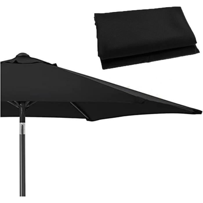 HonunGron Bâche De Rechange Parasol UV50+ 6/8 Baleines - Toit Parasol Jardin 2m à 3m - Imperméable
