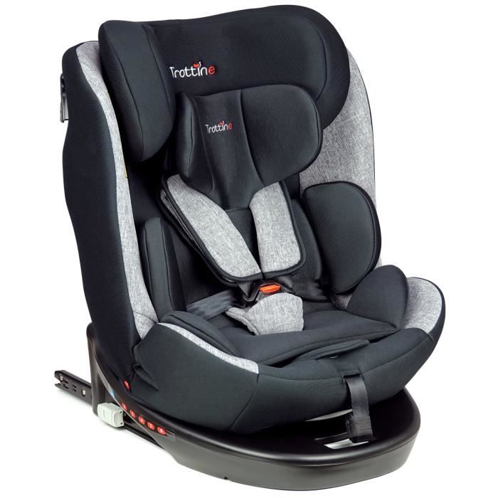 Siège auto pivotant OMNIFIX R129 40-150 cm - TROTTINE - Geneva - Isofix -  Gris - Achat / Vente siège auto Siège auto pivotant OMNIFIX R129 40-150 cm  - TROTTINE - Geneva - Isofix - Gris - Cdiscount