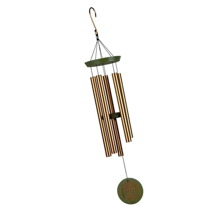 Carillon à Vent Métal Dauphins 35cm - Décoration Jardin, Balcon, Intérieur, Son Apaisant