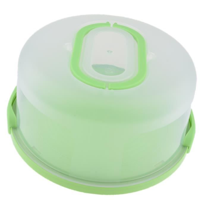 Présentoir à Gâteau Boîte Emballage Transporteur De Gâteau En Plastique