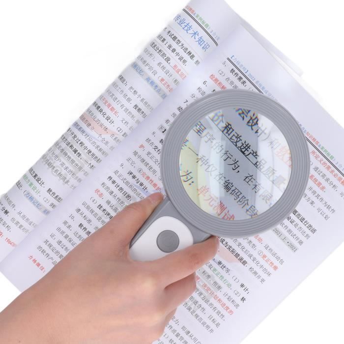 FRA Loupe optique Loupe portable ultra légère 30X HD Imaging Lentille