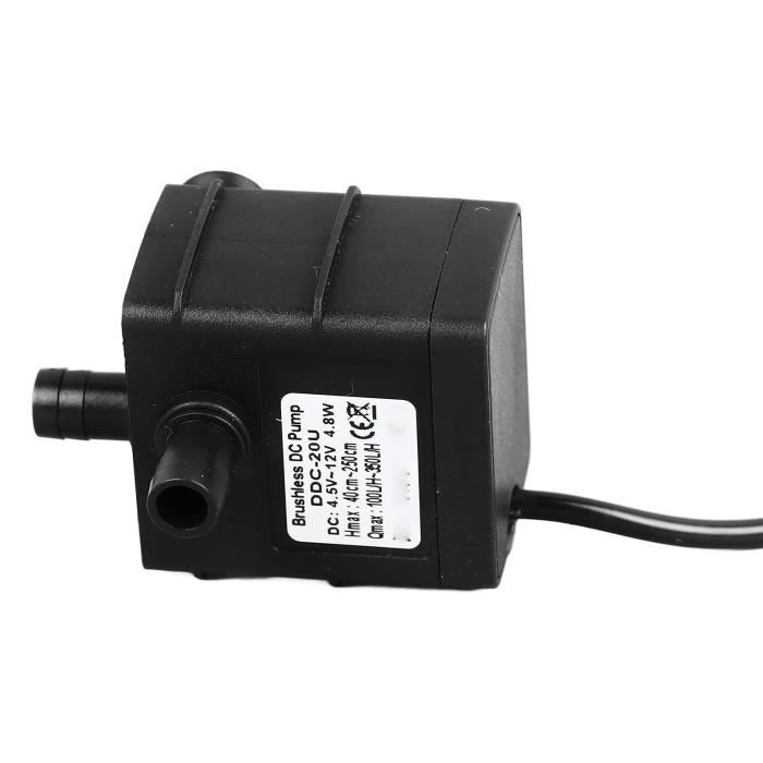CHE Pompe à eau submersible solaire miniature sans pinceau de 1,2 W Jeffergrill pour fontaine