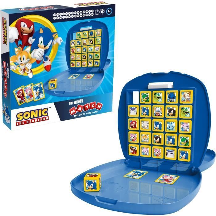 Jeu De Société WINNING MOVES WM05354-ML1-6 – Match Sonic The Hedgehog, 2 Joueurs