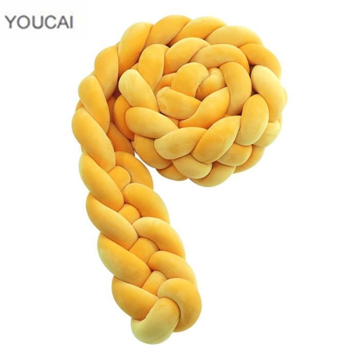 Coussin Tresse IIQI 150cm - Matériau Doux Confortable Pour Canapé Lit