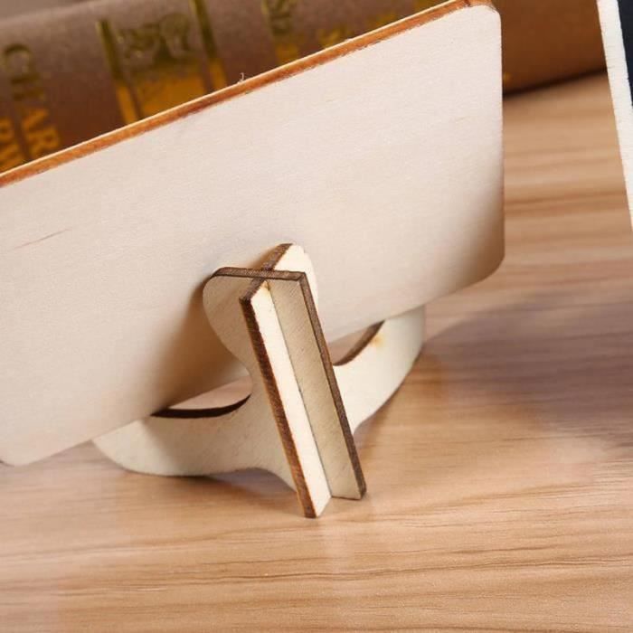 Mini Tableau 10 PCS Mini tableau noir en bois 10 cm * 75 cm * 03 cm HB046 ...