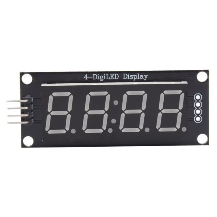 Module D'affichage LED 4 Chiffres 14 Segments - 0,54 Pouce, Contrôle I2C, Lot De 6 Pièces Module LED I2C